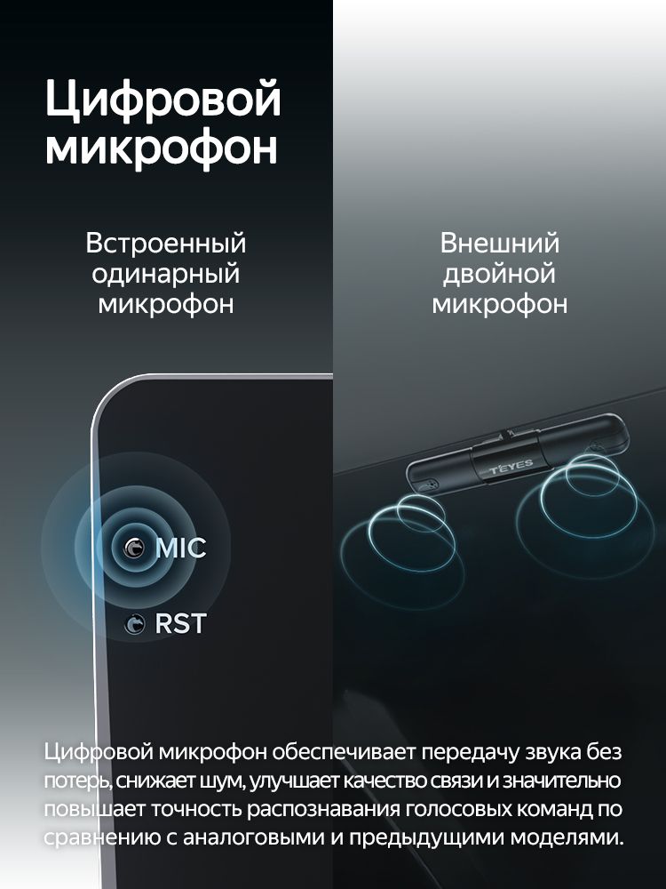 Цифровой внешний микрофон Teyes для CC4 Pro 1