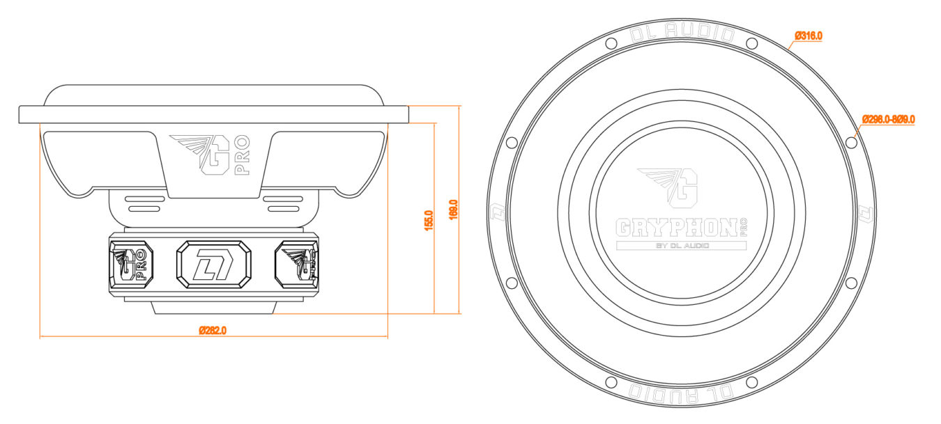 DL Audio Gryphon Pro 12 7