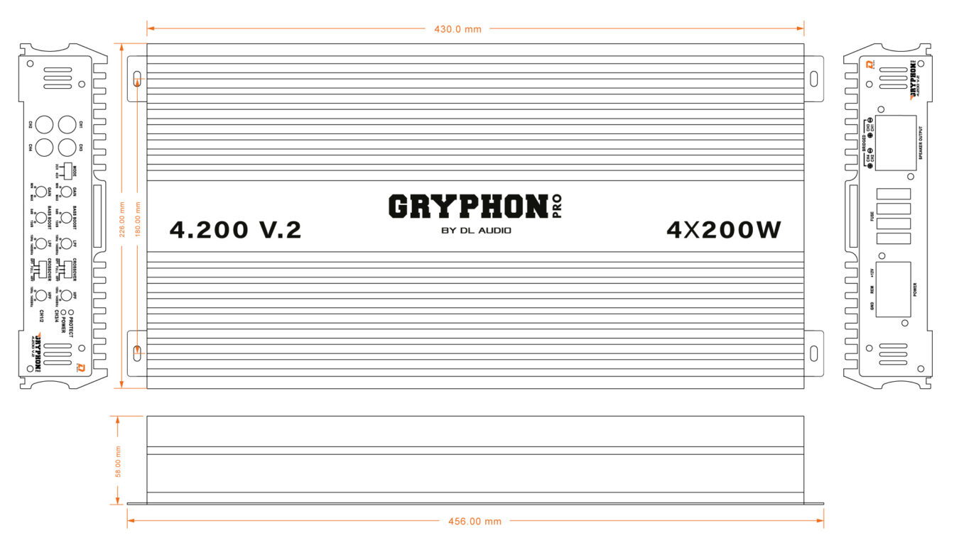 DL Audio Gryphon PRO 4.200 4