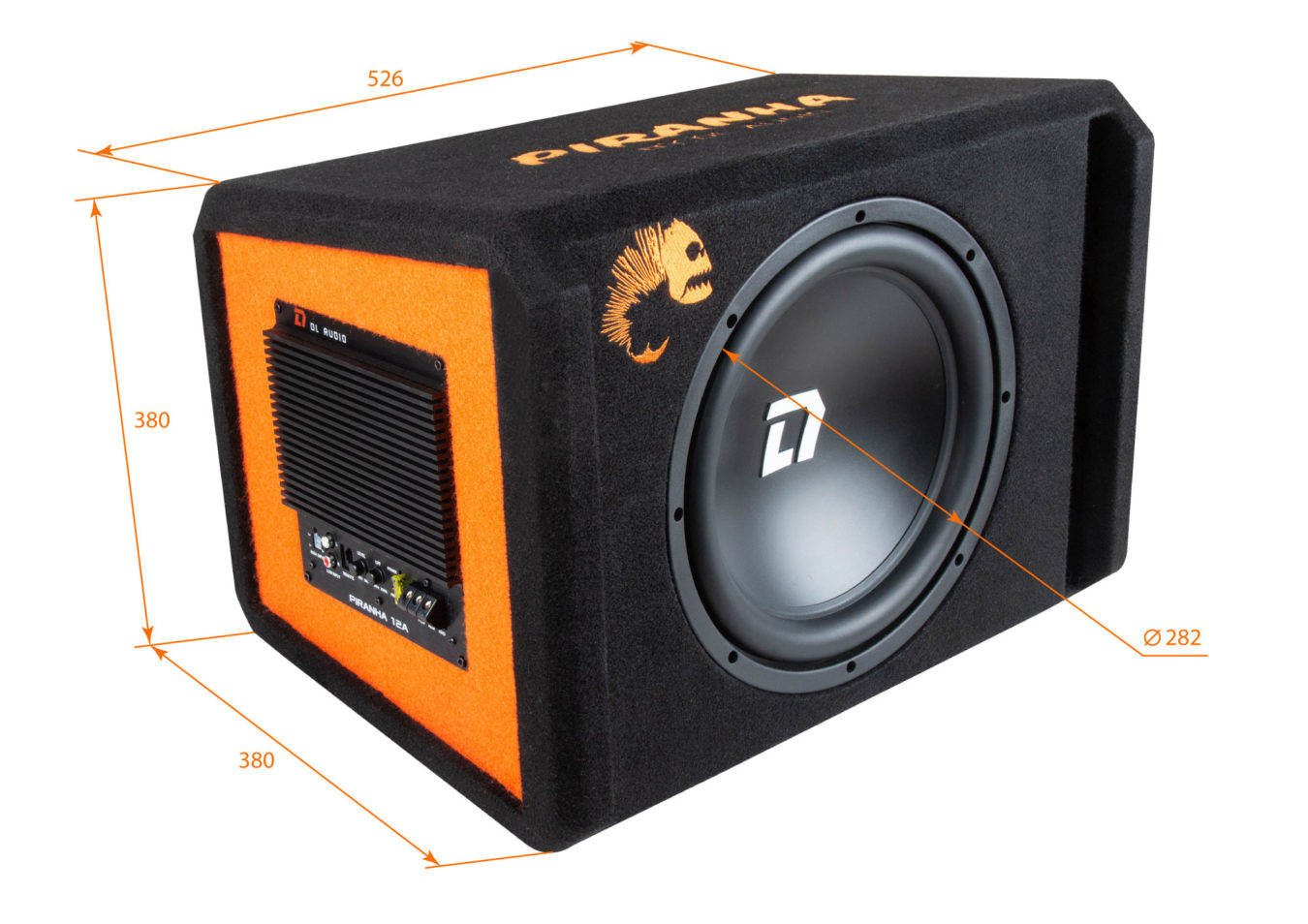 DL Audio Piranha 12A Black