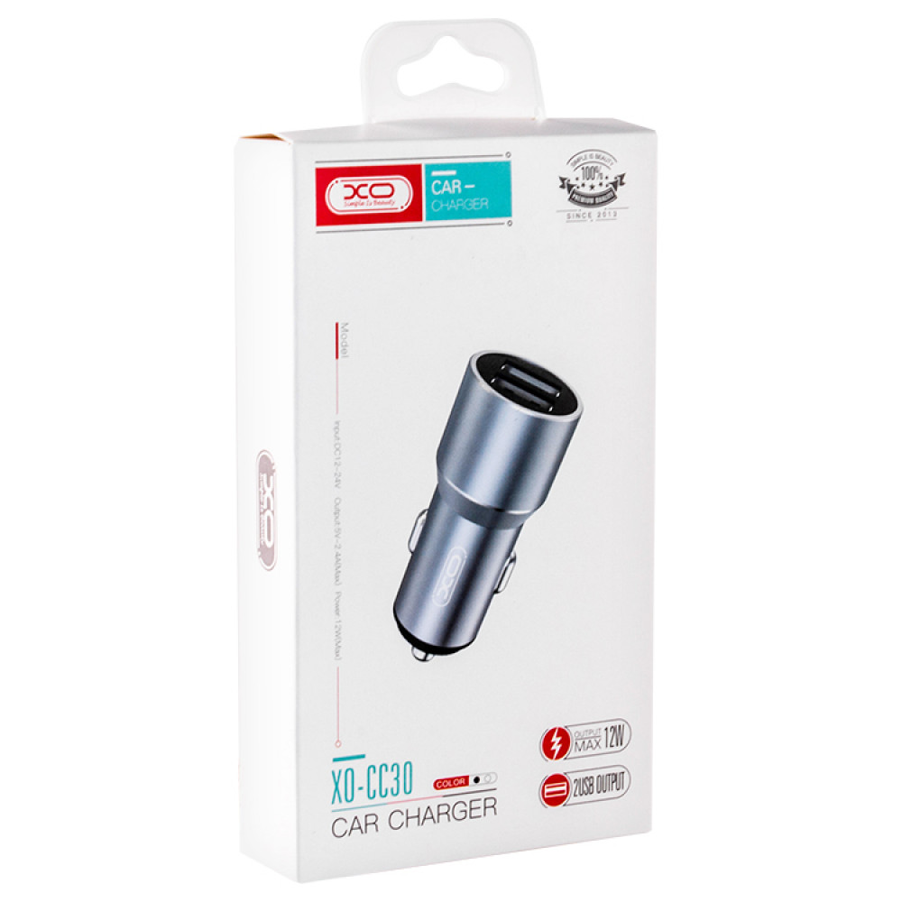 АЗУ 2-USB 2.4A, XO-CC30