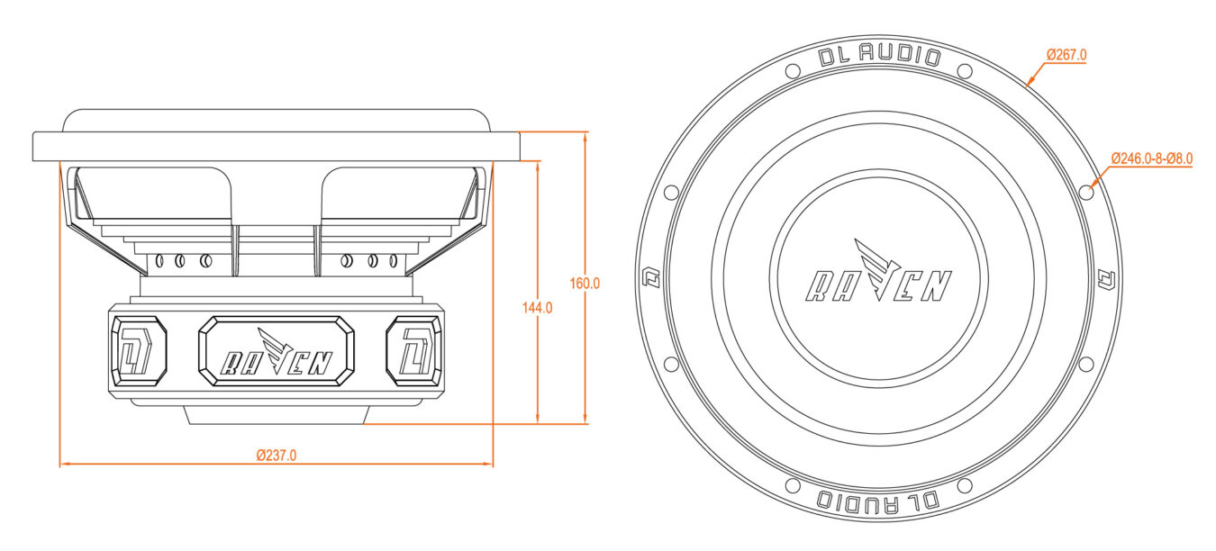 DL Audio Raven 10 5