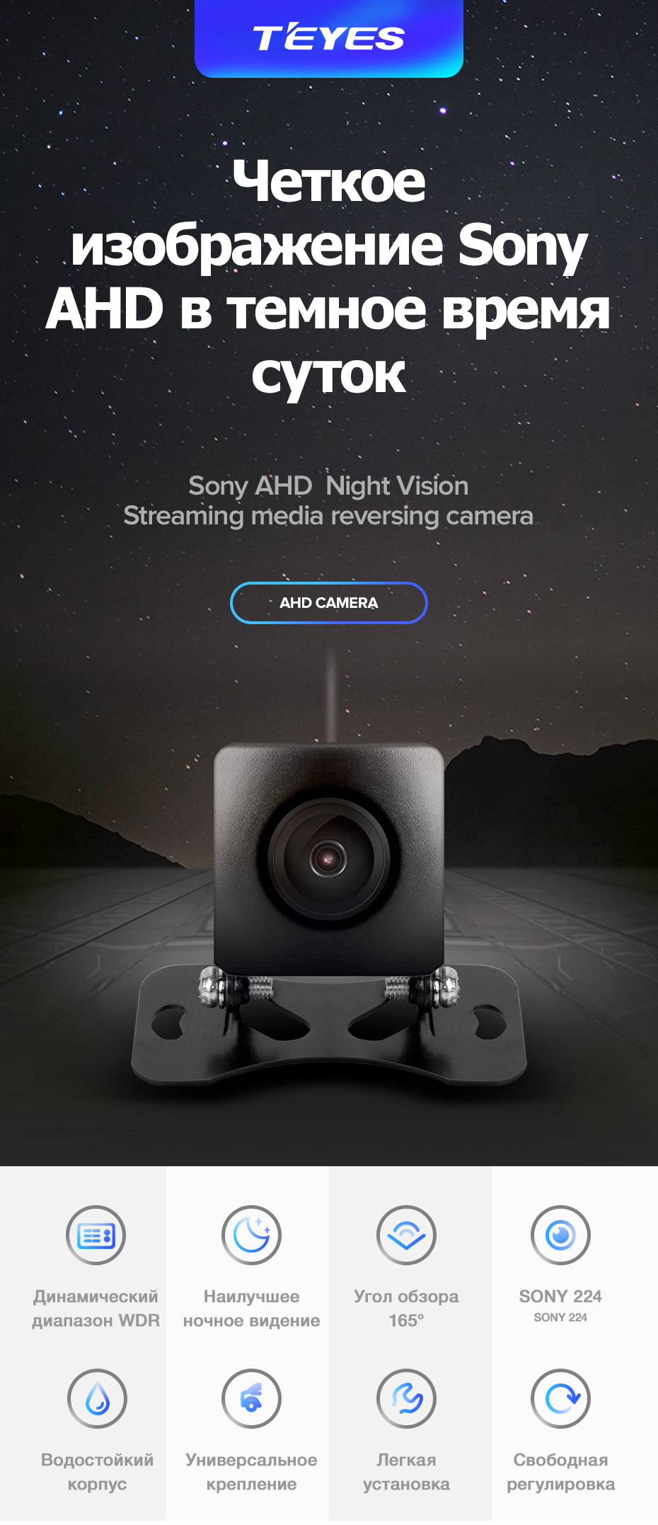 КЗВ Teyes AHD Sony Night Vision 1