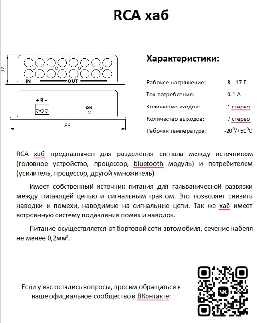 Renovation RCA Hub 3