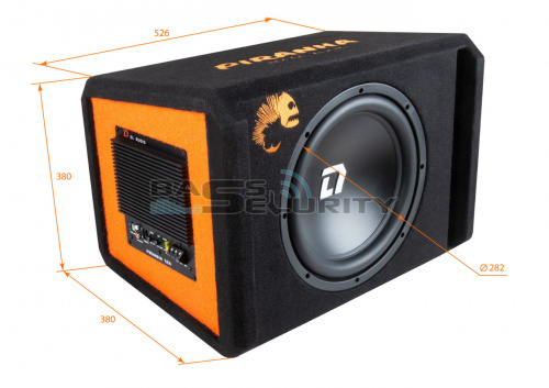 DL Audio Piranha 12A Black/Orange/Purple фото 3