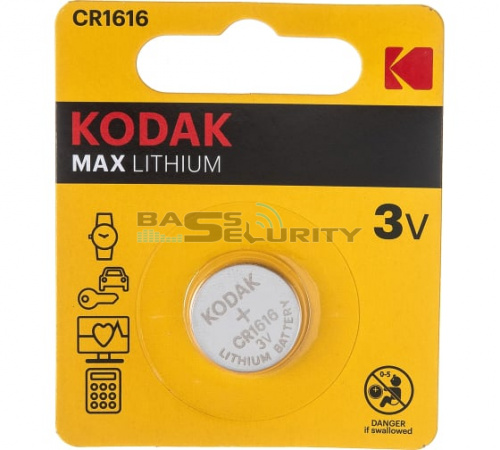 Батарейки CR1616-5BL Kodak MAX