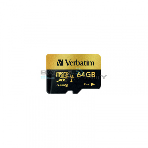 Карта памяти 64GB microSDHC Verbatim Pro+ фото 2