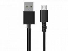 Дата-кабель USB - micro USB FinePower черный 0.2 м