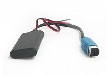Bluetooth AUX адаптер Alpine (D-AUX синий штекер, полуовал) KCE-236B