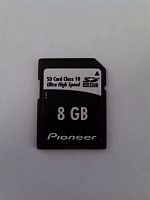 SD карта Pioneer 8GB